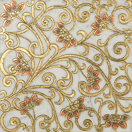 Мраморная плитка Decorative Alfa Ceti T Bianco Carrara Gold