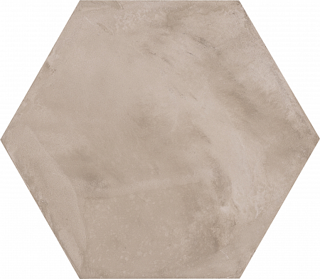 Плитка из керамогранита под бетон Terra Grigio Esagono 0092