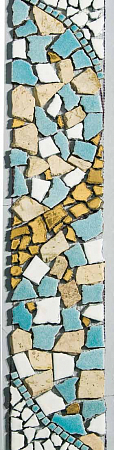 Мозаика из вулканического камня CP51 TELAZZURRA 15x100