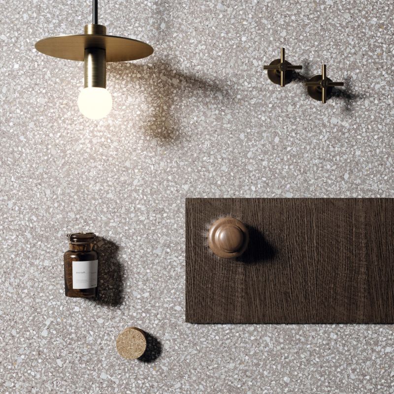 Плитка керамогранит под бетон Blend Dots Grey