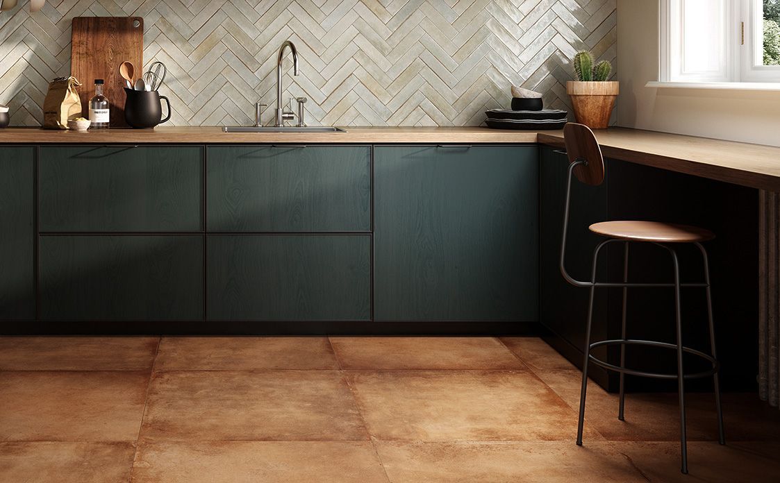 Плитка из керамогранита с эффектом бетона Light Grey 80x80