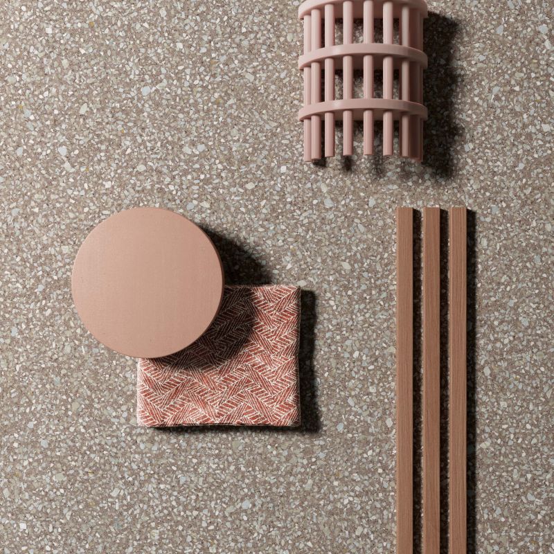 Плитка керамогранит под бетон Blend Dots Taupe