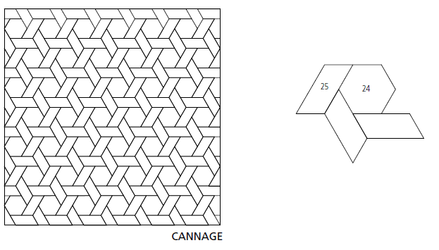 Стеклянная плитка - Cannage - Trasparenze Bianco 536