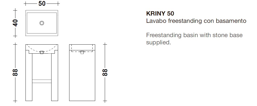 Мраморная раковина Lavabi Kriny