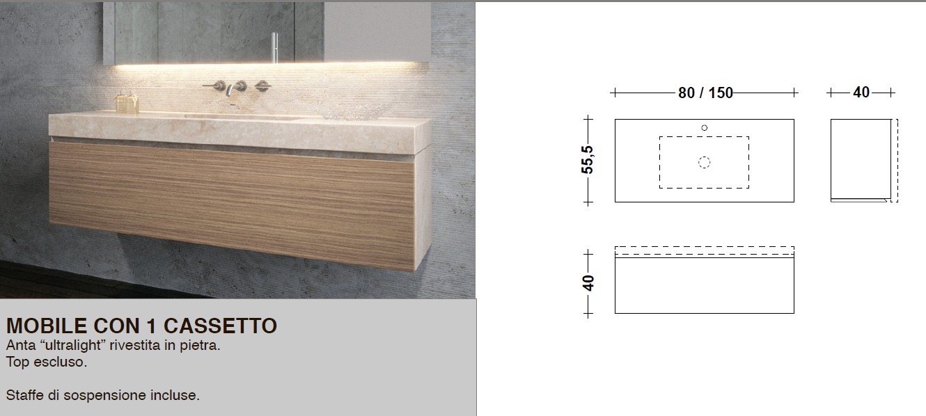 Мебель для ванной I Conci Bagno Lido