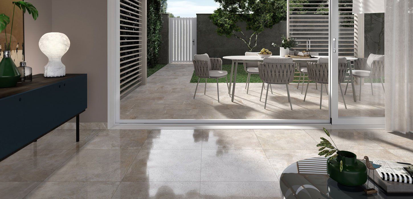 Плитка из керамогранита под сланец Beige H20