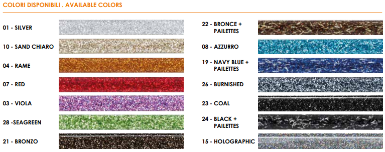 Металлическая мозаика MBM301 + COLORE GLITTER