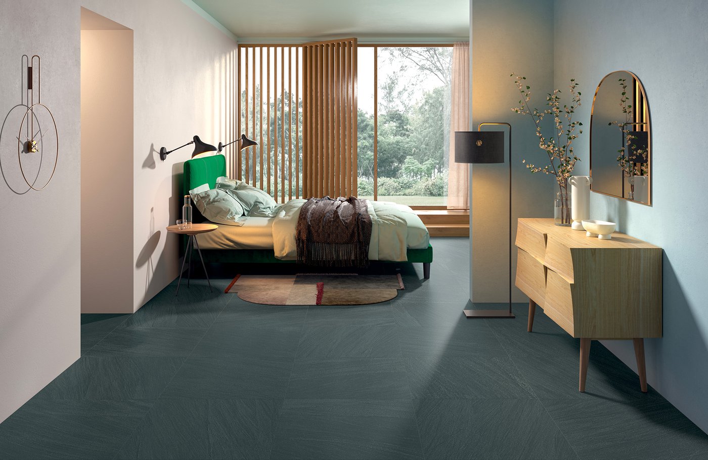Плитка из керамогранита под камень Encode Naturale Green
