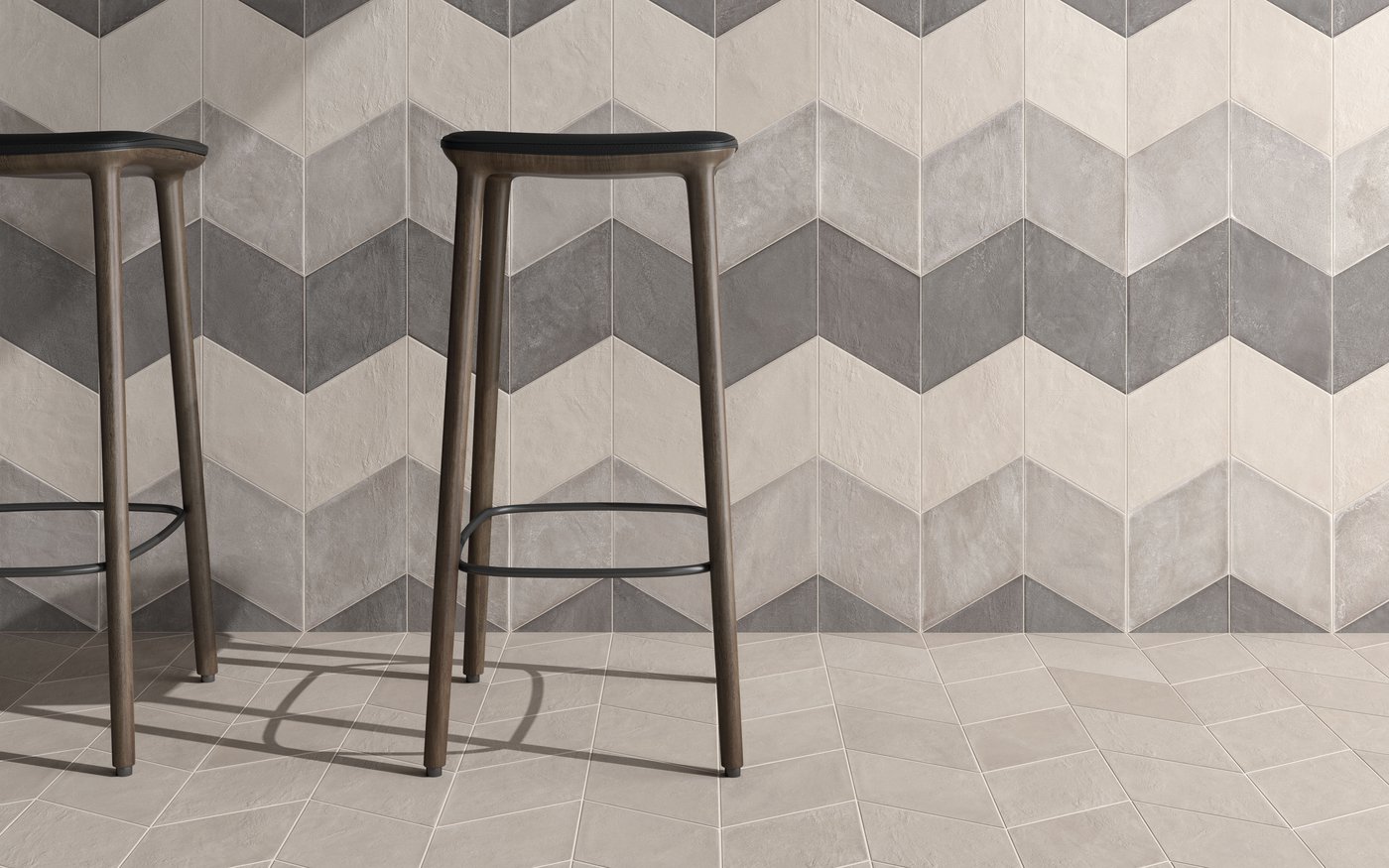 Плитка из керамогранита под цемент Chalk E756 Clk. Grey rmb