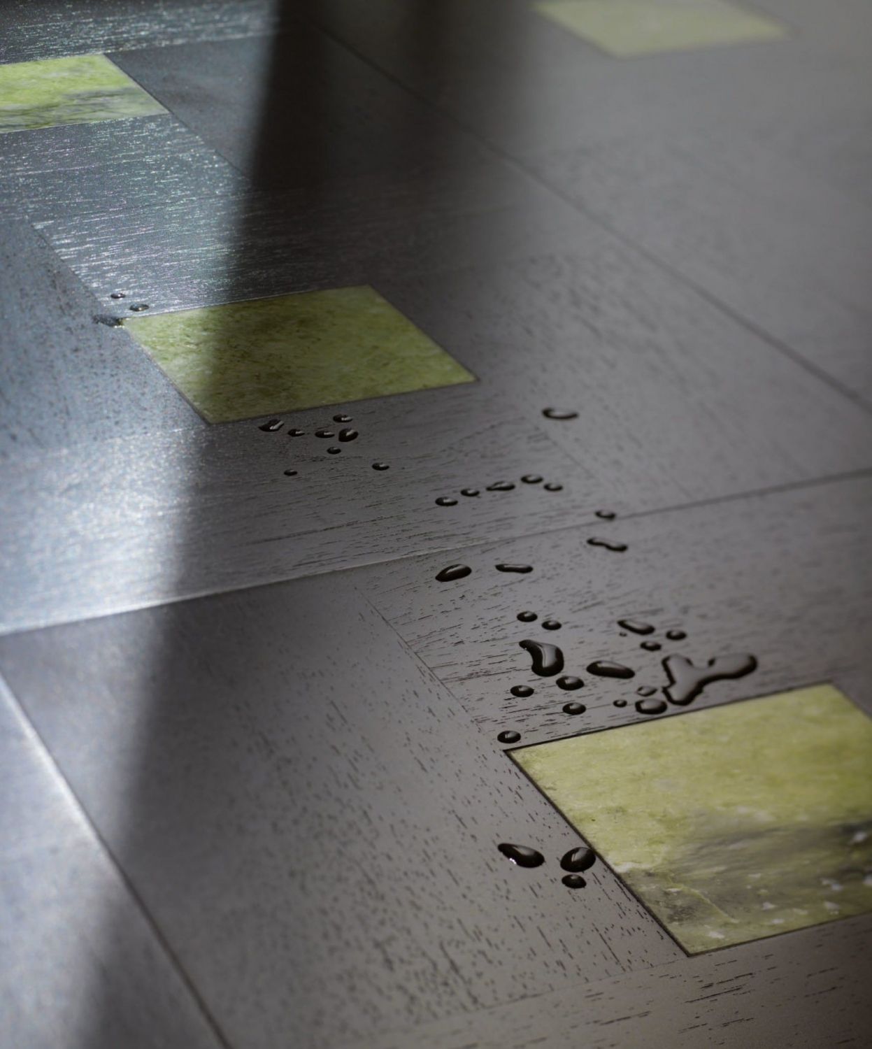 WENGE SCURO — MARMO VERDE