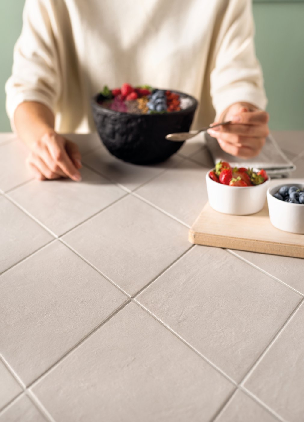 Плитка из керамогранита под цемент Chalk E635 Clk. Grey