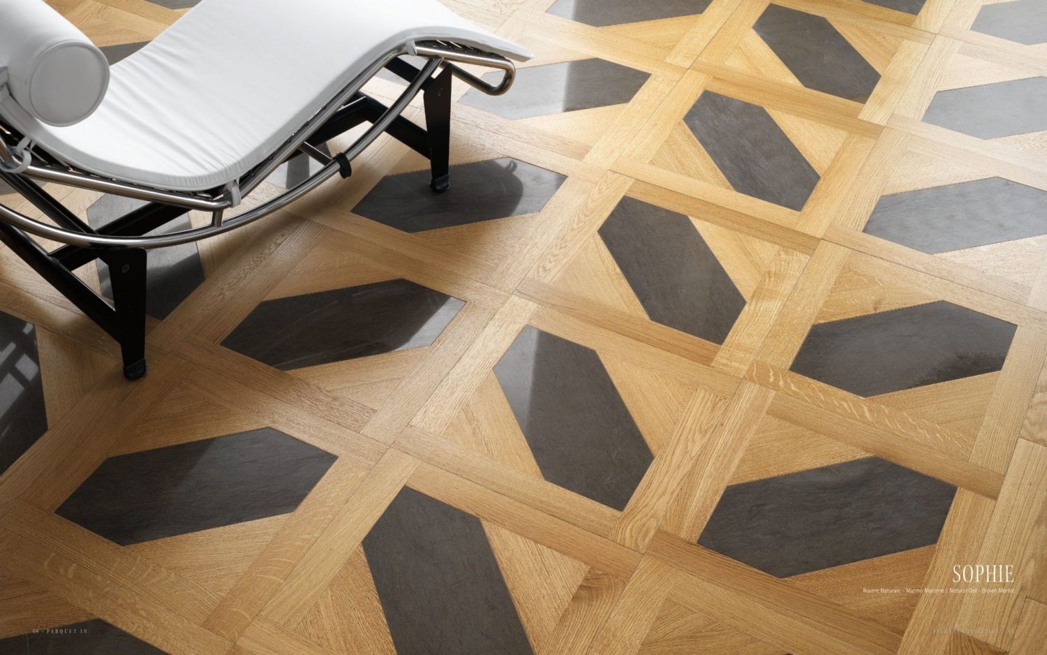 ROVERE NATURALE - MARMO MARRONE