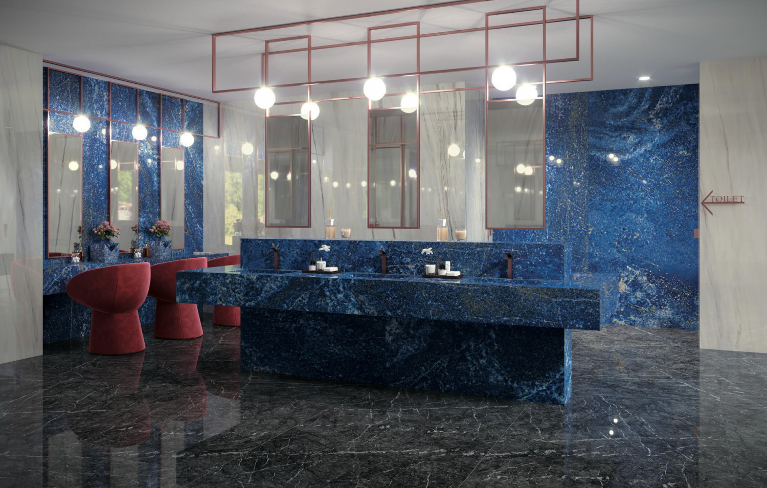 Плитка керамическая с эффектом мрамора 4MDB Marvel Bianco Fantastico 50x110