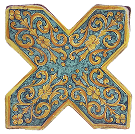 Глиняная плитка Medioevo Decori Affreschi 09