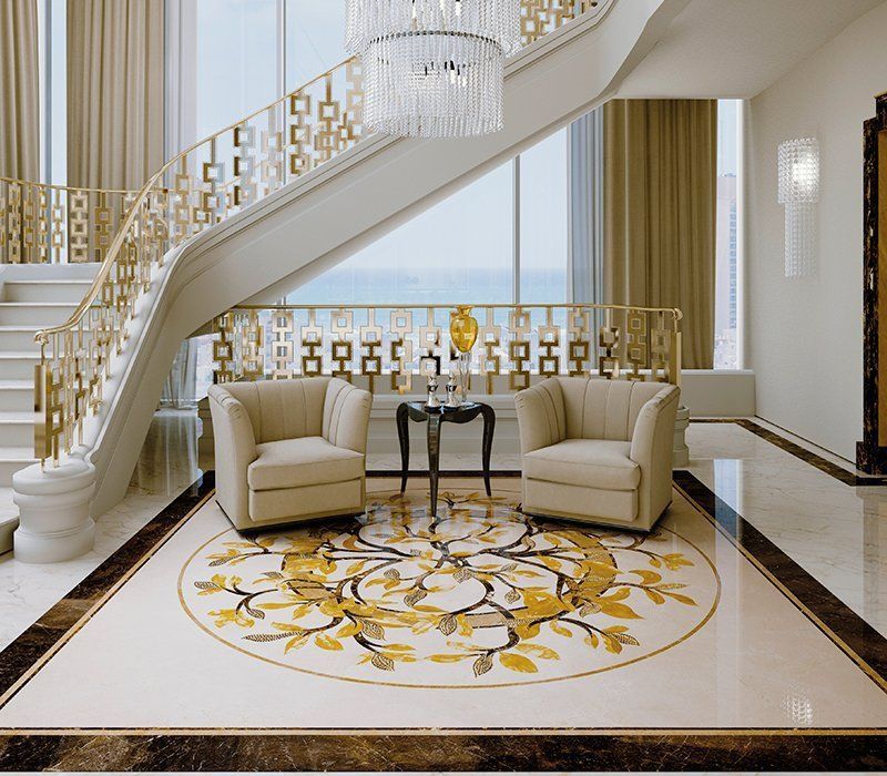Плитка - инкрустированный мрамор LUXURY CLASSIC - 18