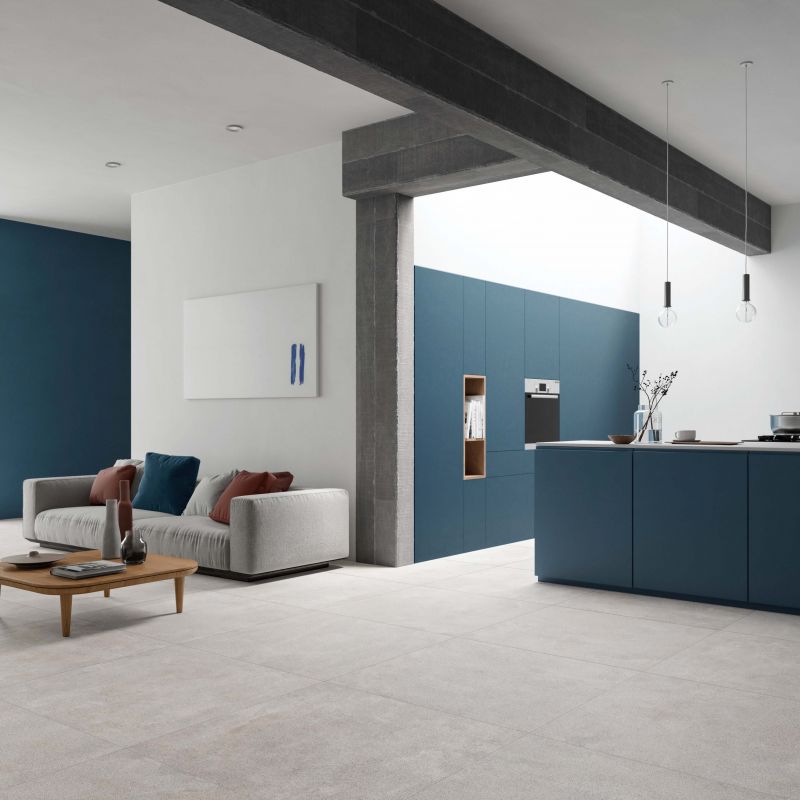 Плитка керамогранит под бетон Blend Concrete Moon