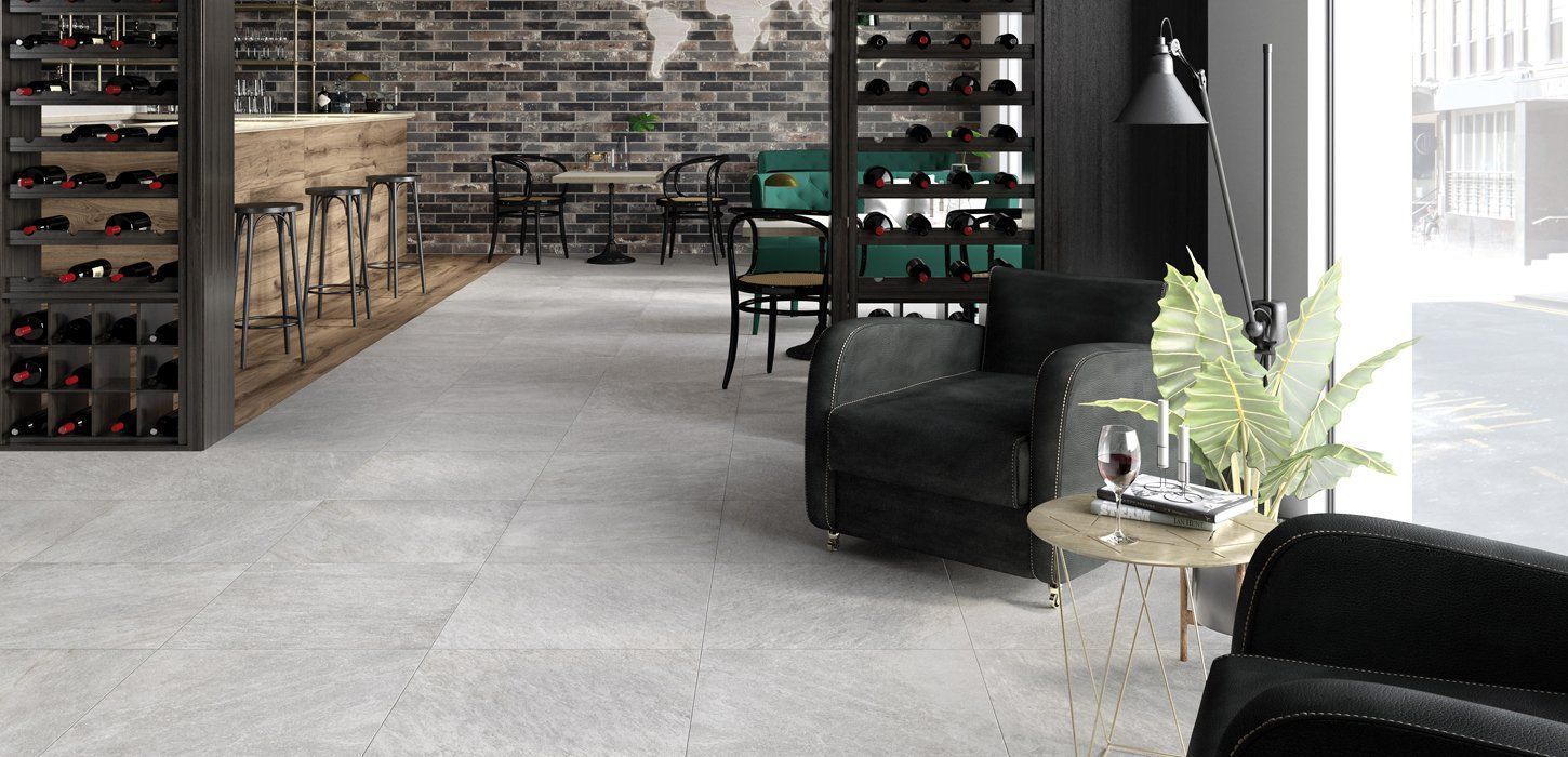 Плитка из керамогранита с эффектом кварцита Beige Grip 30,5х60,5