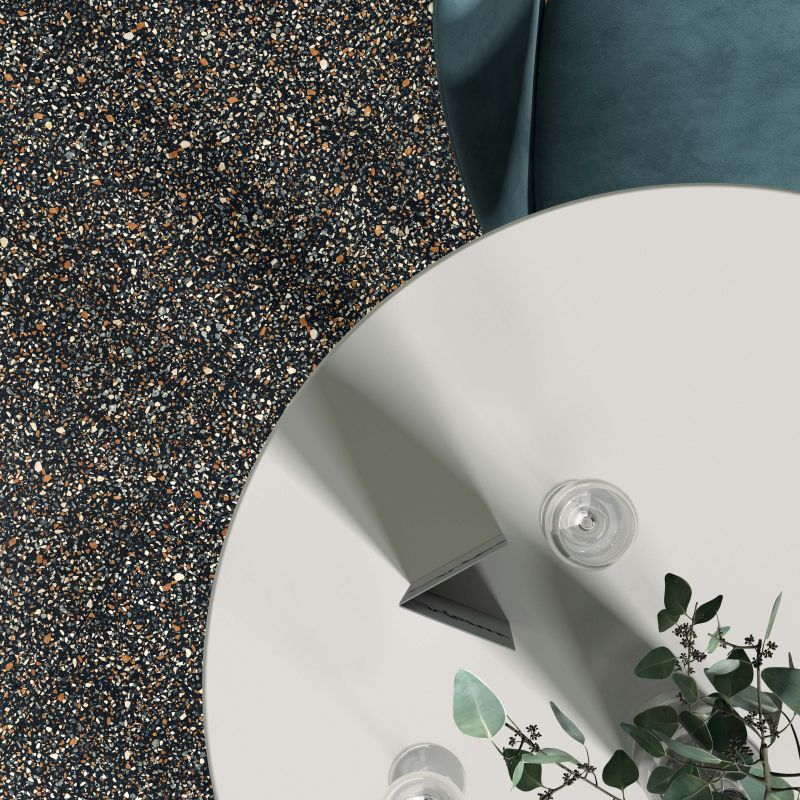 Плитка керамогранит под бетон Blend Dots Multiblack