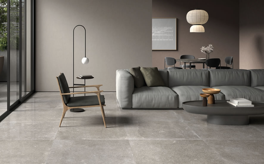 Плитка из керамогранита с эффектом натурального камня 100×100 EV010 Évo Noir 2.0 rett.