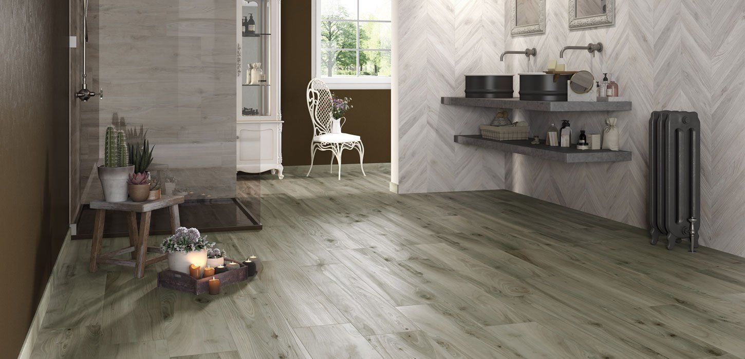 Плитка из керамогранита под дерево Beige 7,5х45