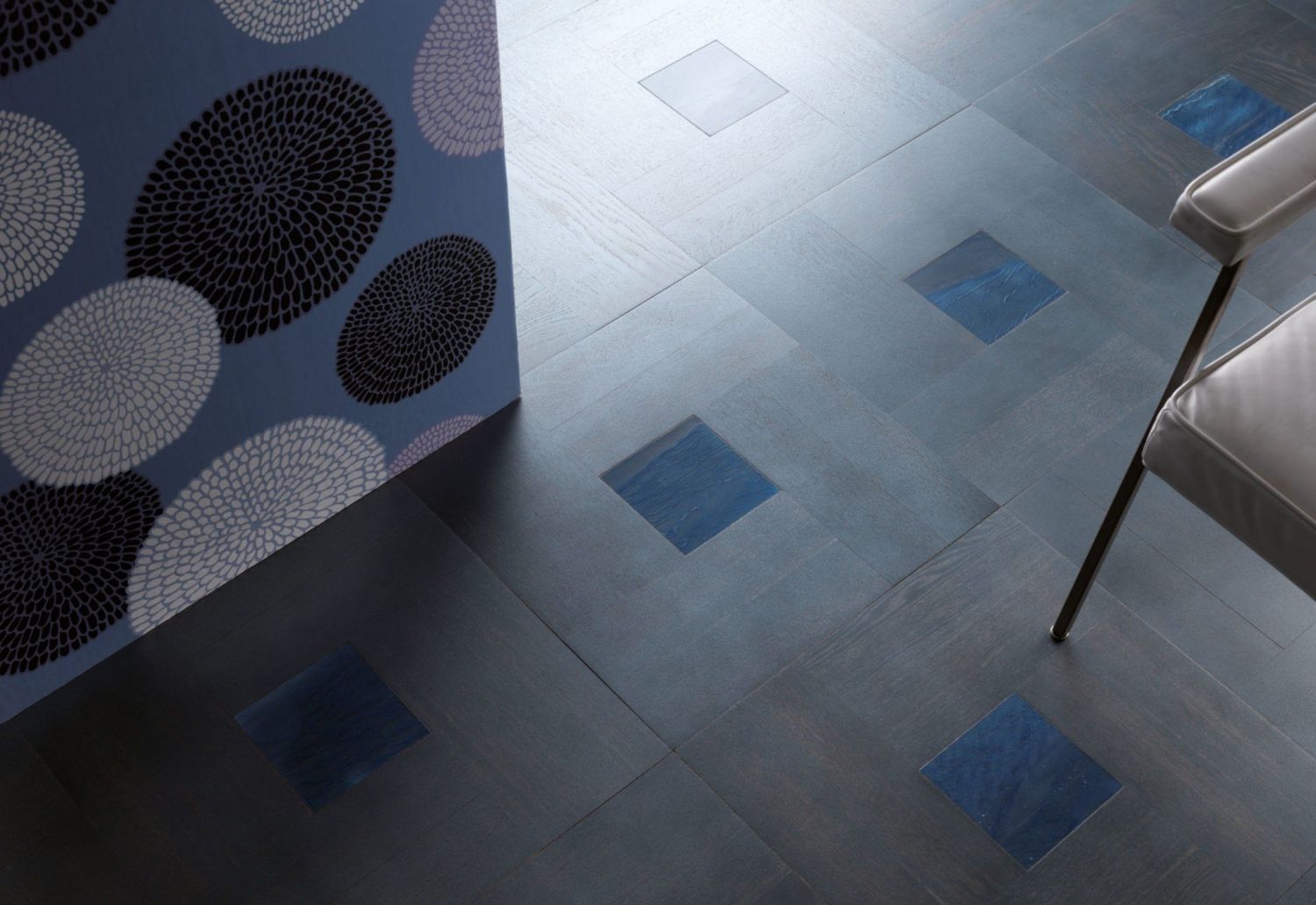ROVERE NERO - MARMO AZZURRO