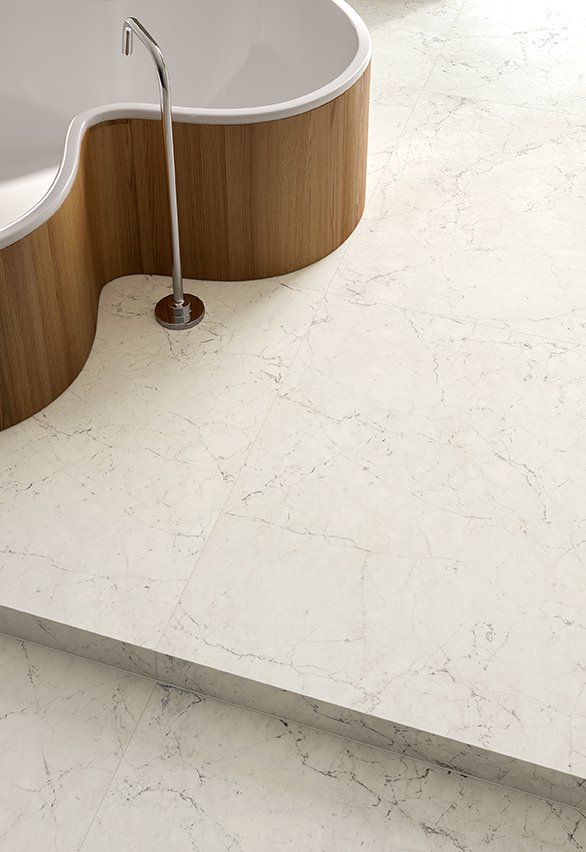Мозаика из керамогранита под мрамор Foyer Decori Joy Chevron I058