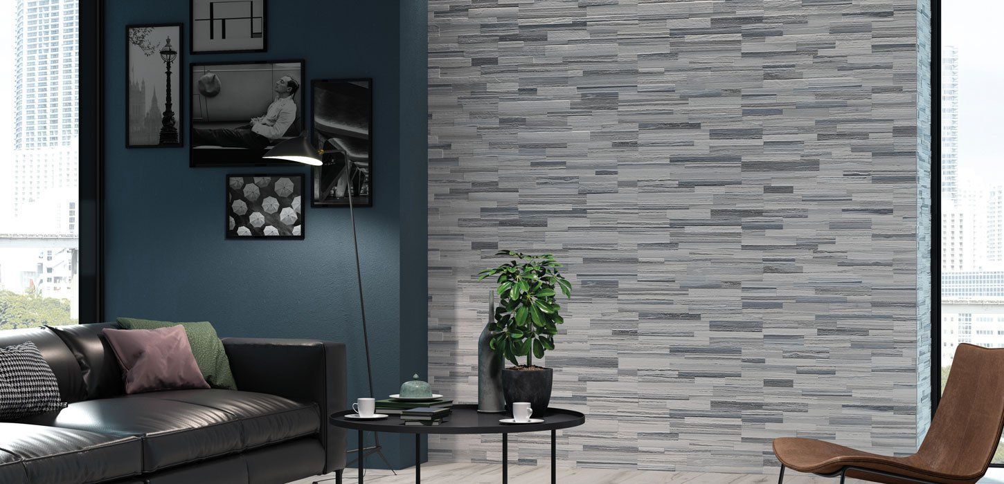 3D плитка из керамогранита под камень Azul