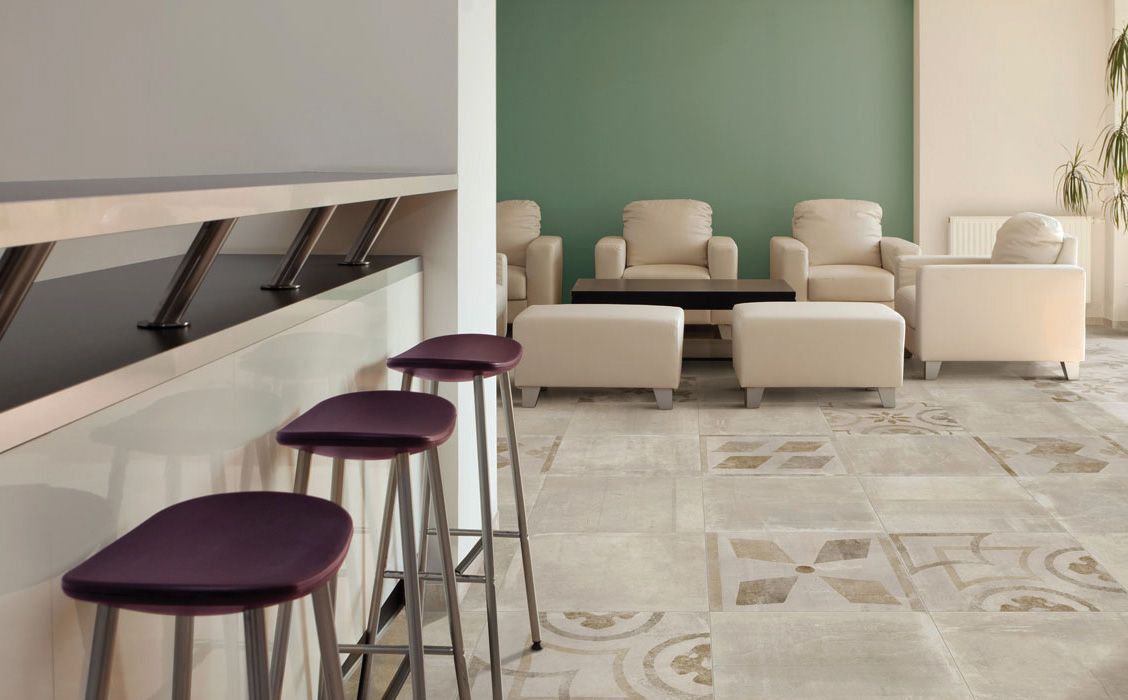 Плитка из керамогранита под бетон Almond 30,5х60,5