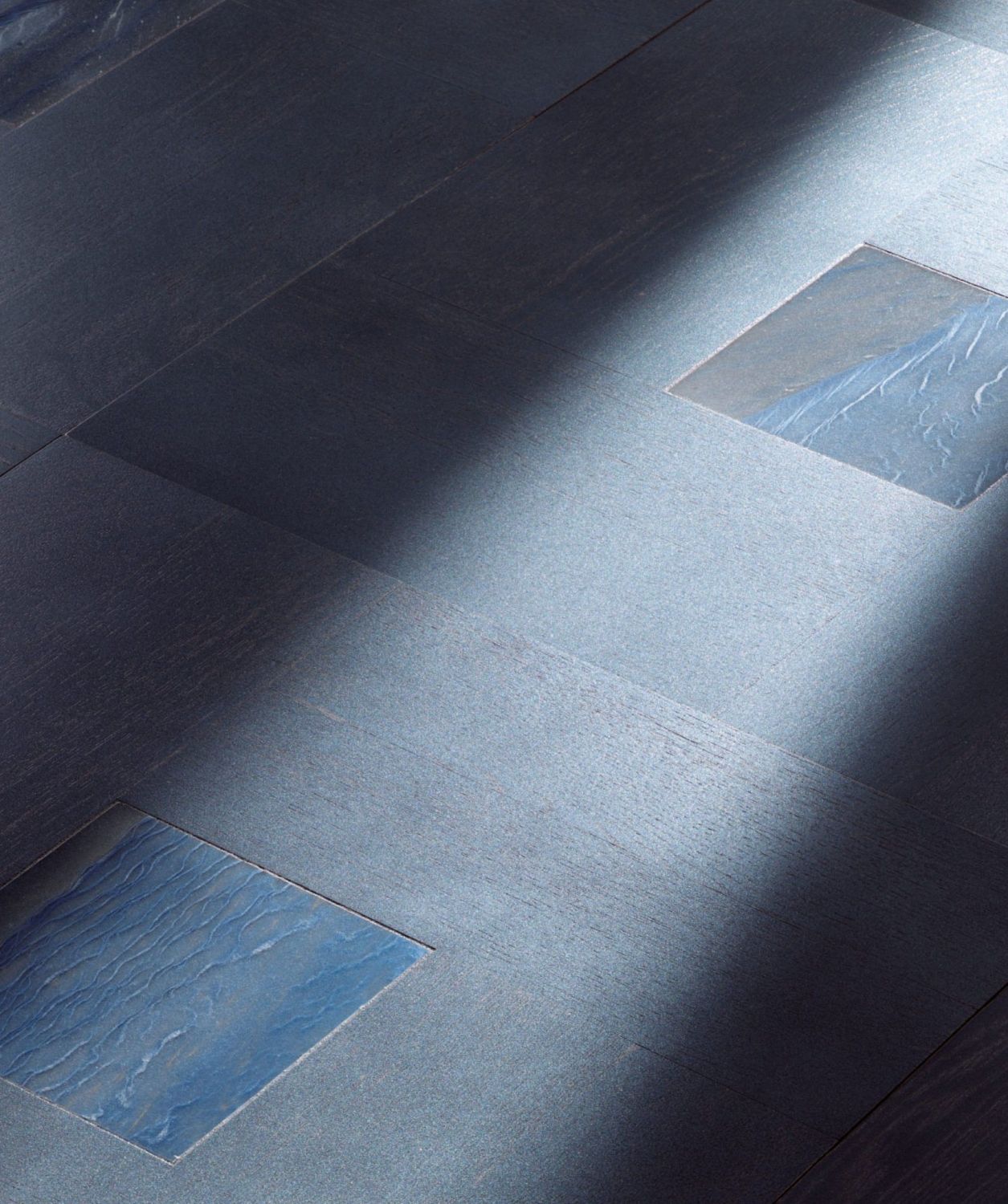 ROVERE NERO - MARMO AZZURRO
