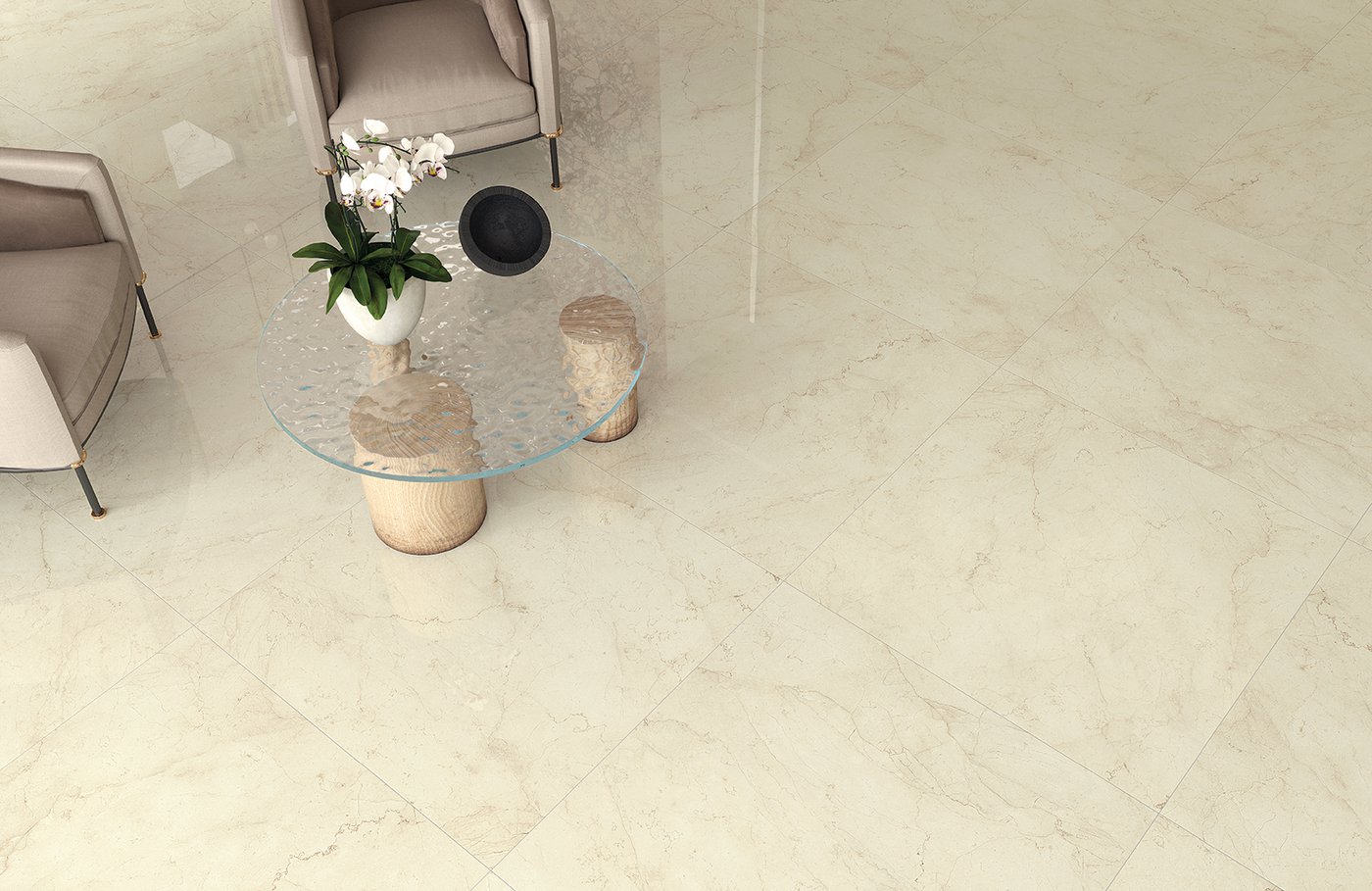 Плитка из керамогранита под мрамор Foyer Royal Reflex Cozy 120x278