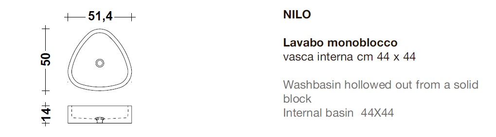 Мраморная раковина Lavabi Nilo