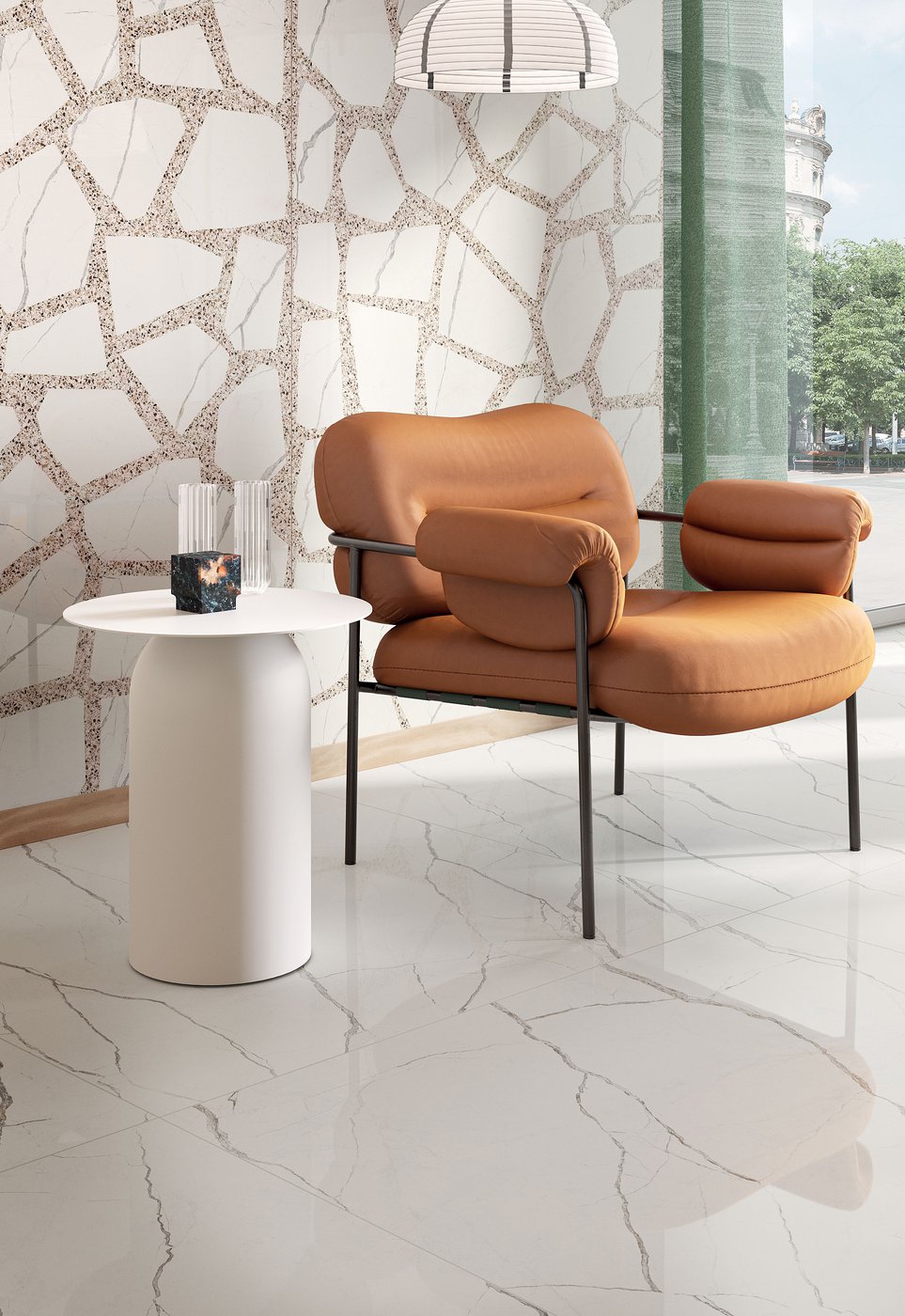 Мозаика из керамогранита под мрамор Foyer Decori Elegant Tessere