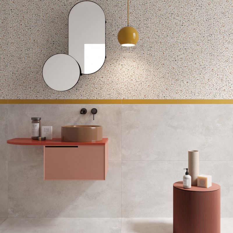 Плитка керамогранит под бетон Blend Concrete Moon