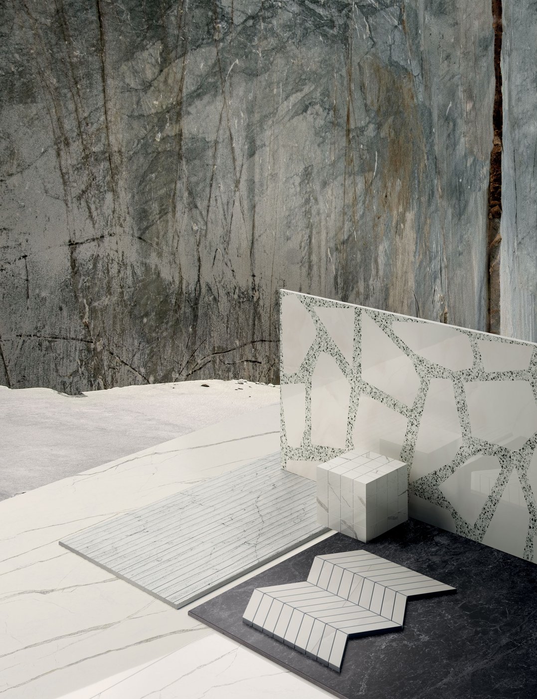Мозаика из керамогранита под мрамор Foyer Decori Joy Tessere