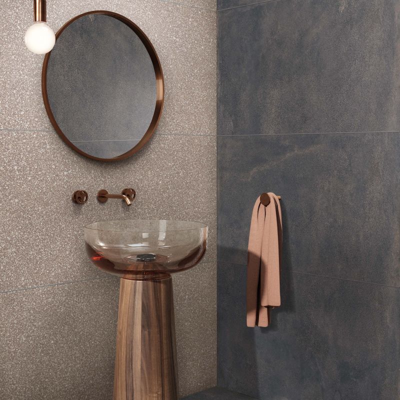 Плитка керамогранит под бетон Blend Concrete Iron