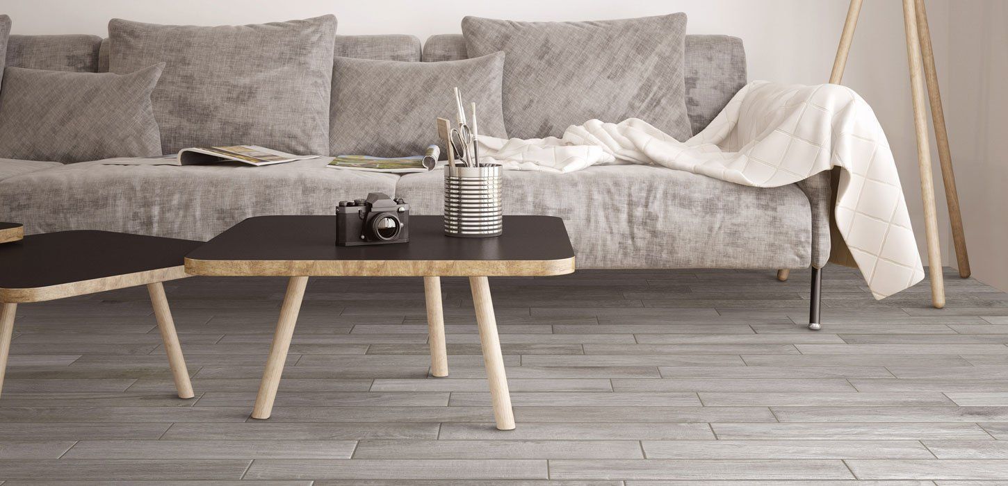 Плитка из керамогранита с эффектом дерева Brune Chevron 7,5х40,7