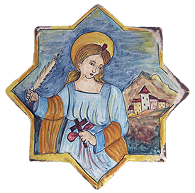 Глиняная плитка Medioevo Decori Affreschi 11