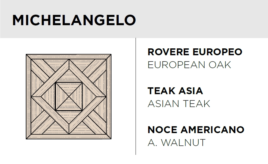 Модульный паркет - Tavole De Mastro Marine Michelangelo