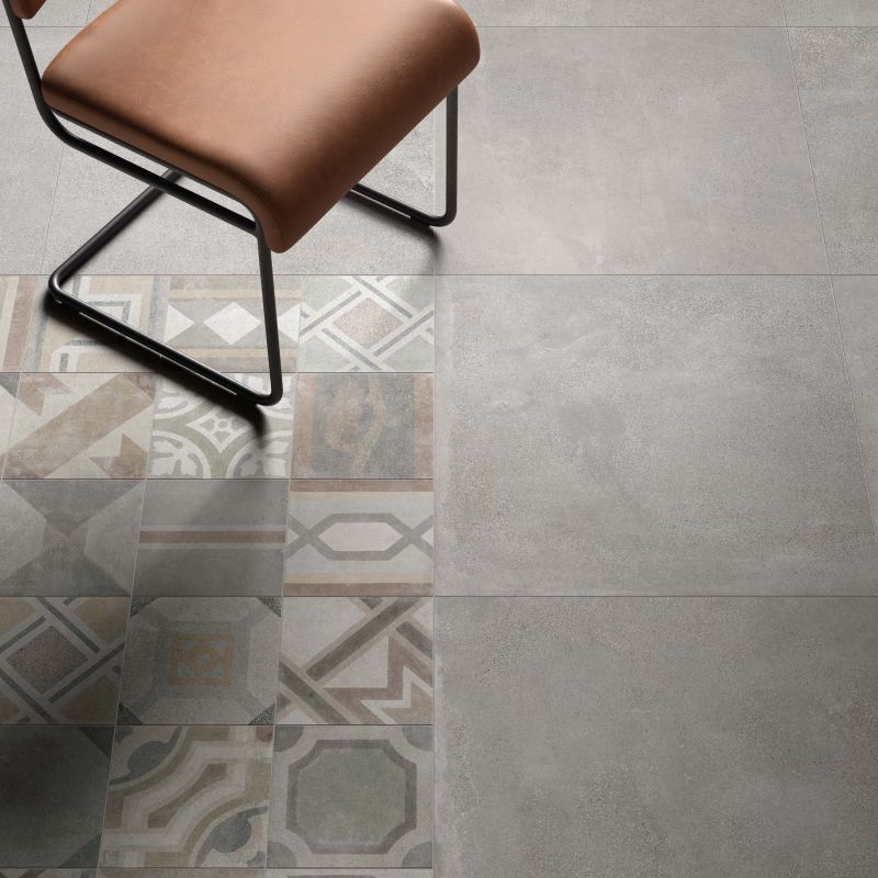Плитка керамогранит под бетон Blend Concrete Ash R11 0005820