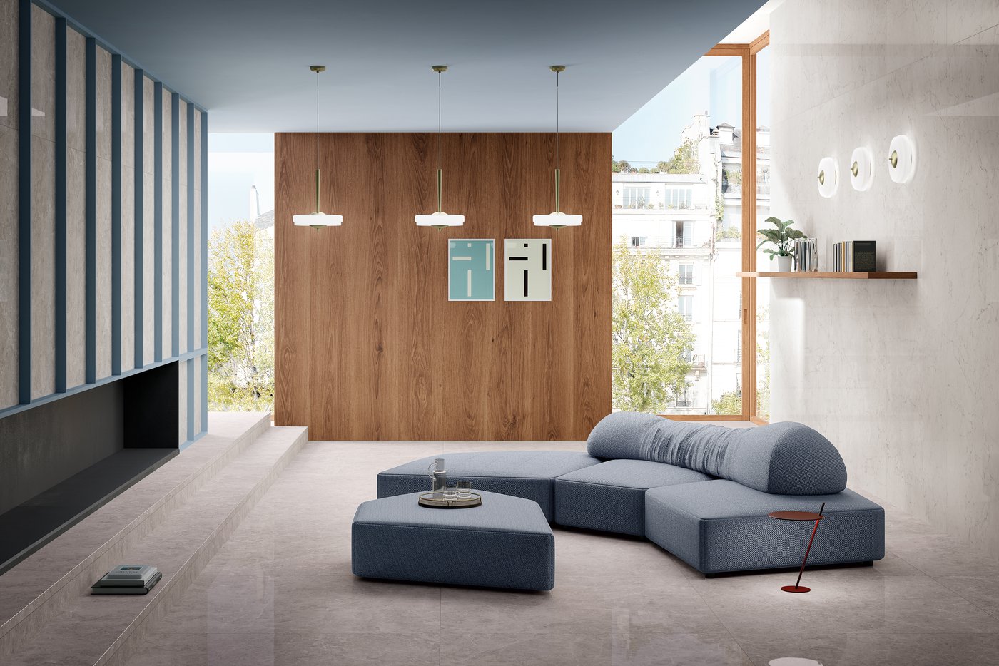Мозаика из керамогранита под мрамор Foyer Decori Elegant Tessere
