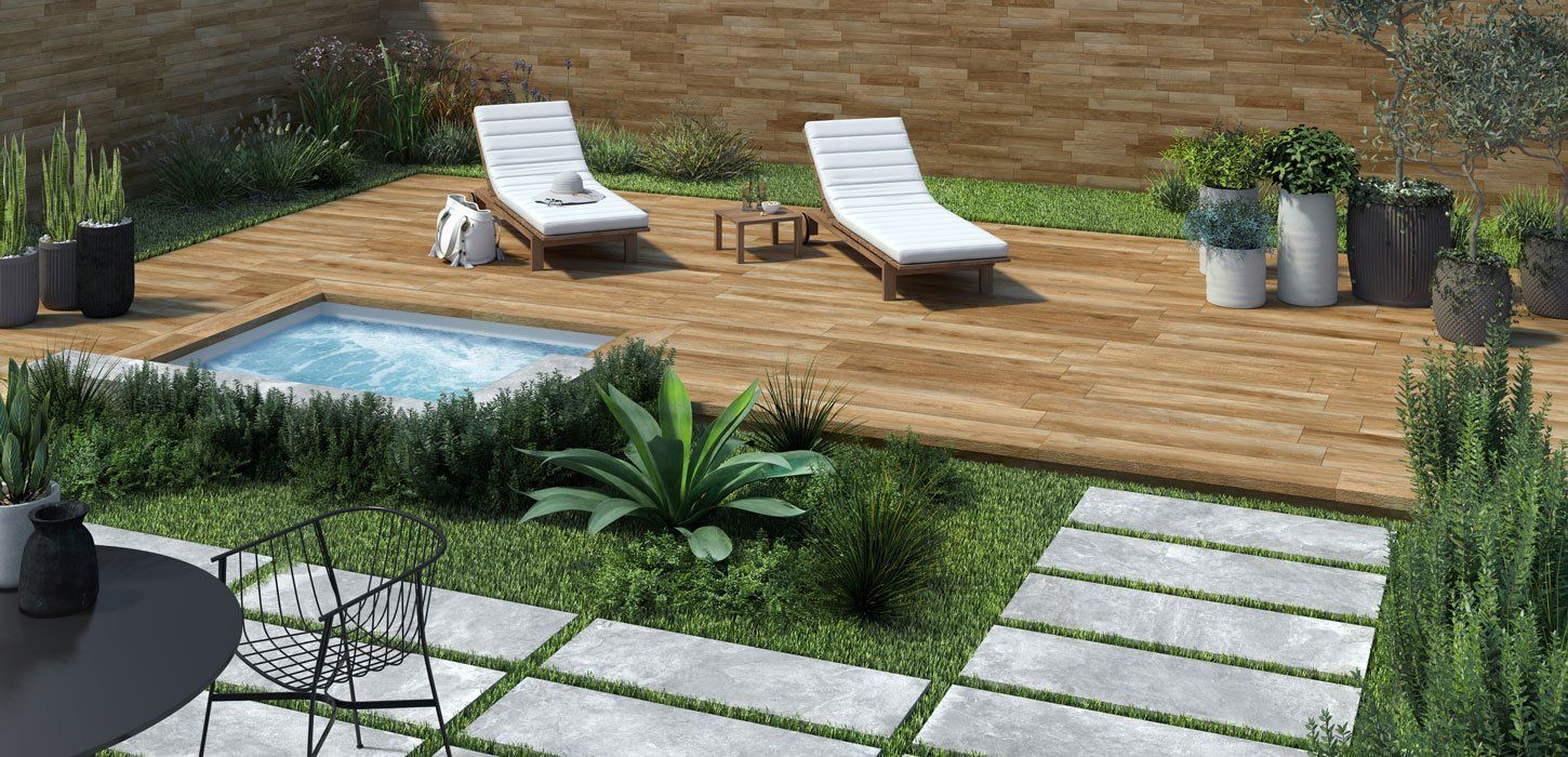 Плитка из керамогранита под сланец Beige H20