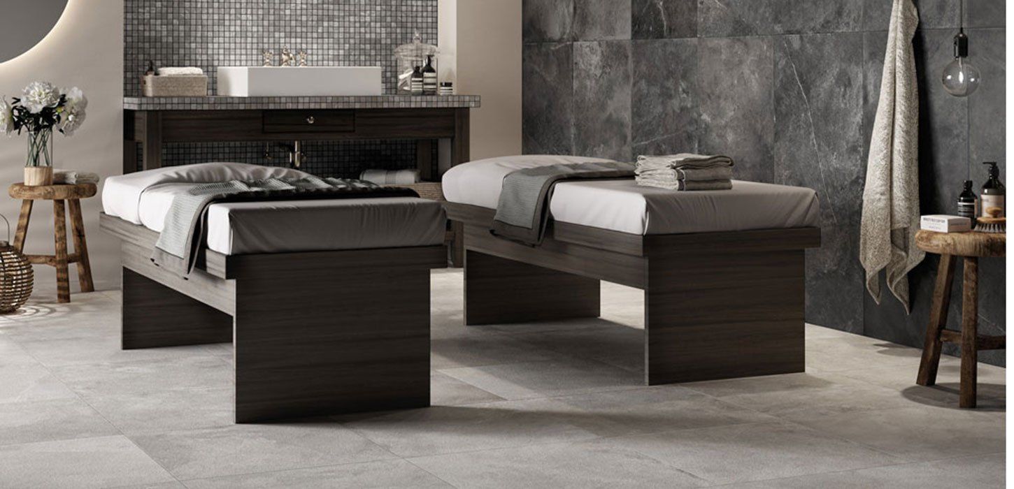 Плитка из керамогранита под камень Antracite 60x120