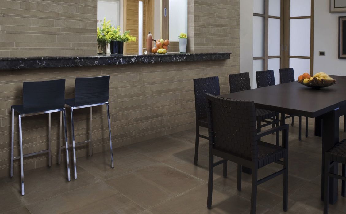 Плитка из керамогранита под бетон Almond 45x90