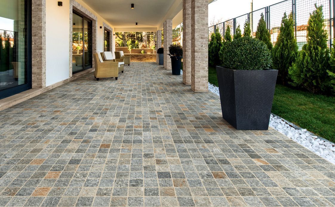 Плитка из керамогранита под кварцит MULTICOLOR ARCO BIANCO H20