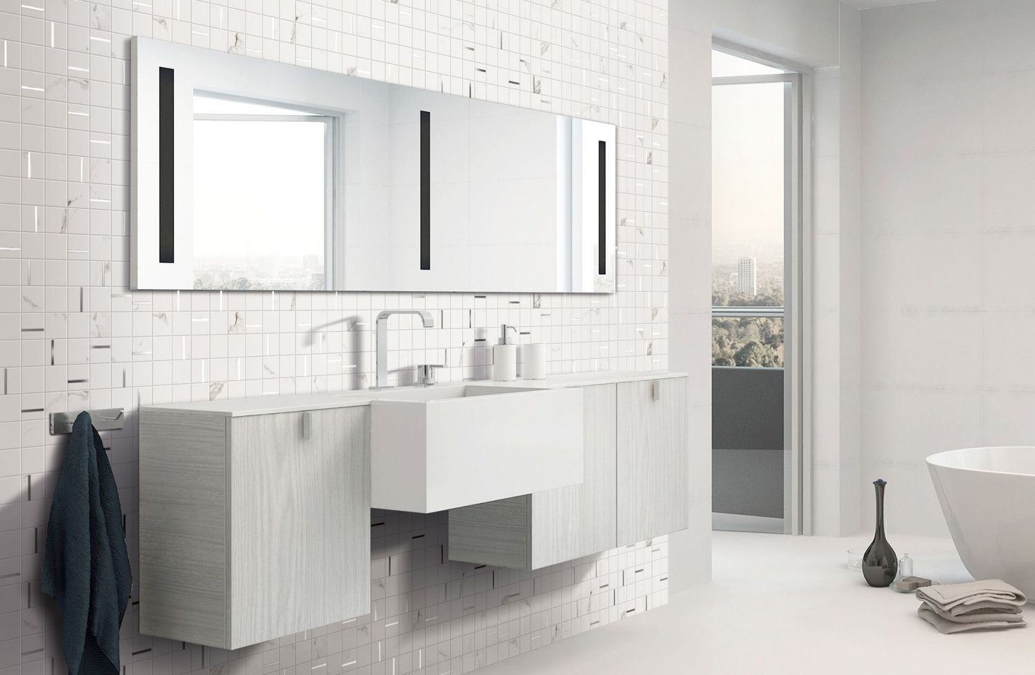Металлическая мозаика MBM317G NAXOS BRUSHED