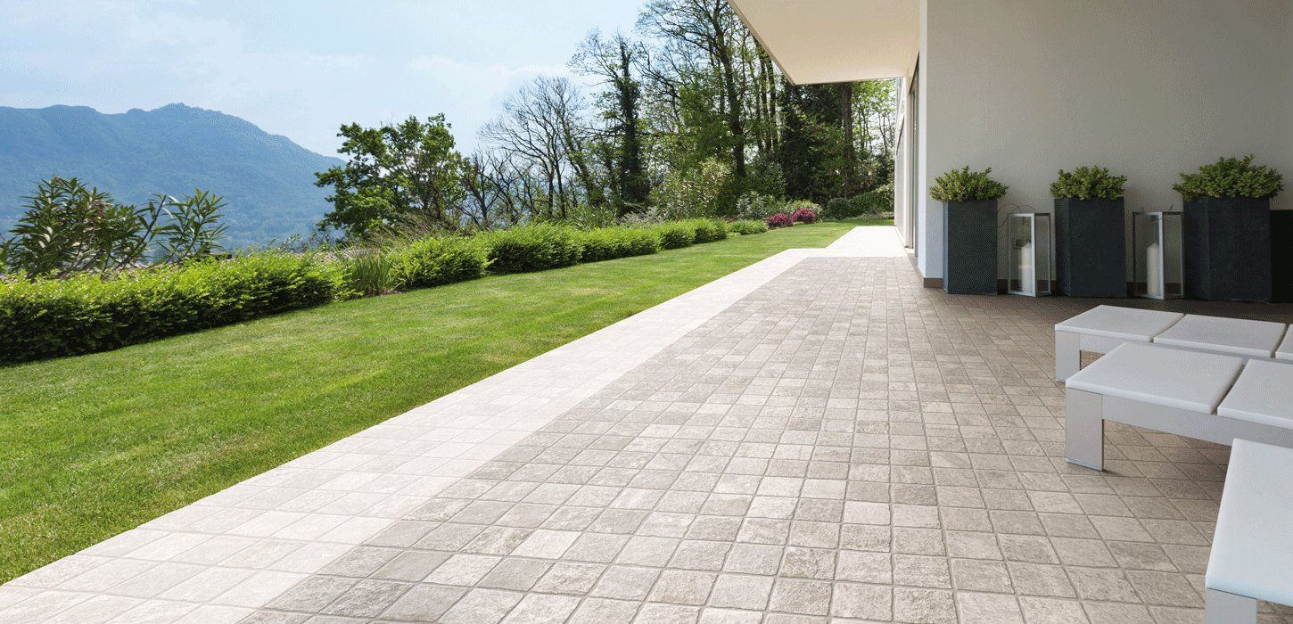 Плитка из керамогранита с поверхностью порфира Grigio Arco Bianco Ret. H20 60х60х2