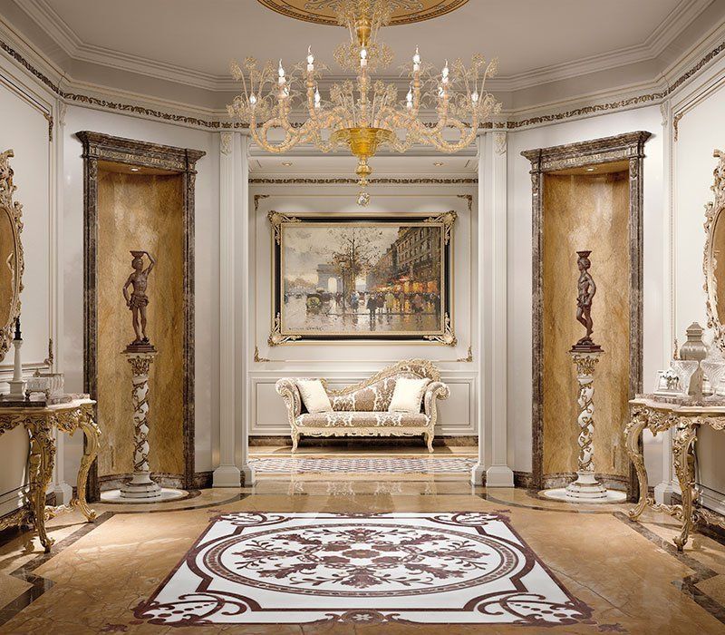 Плитка - инкрустированный мрамор LUXURY CLASSIC -1