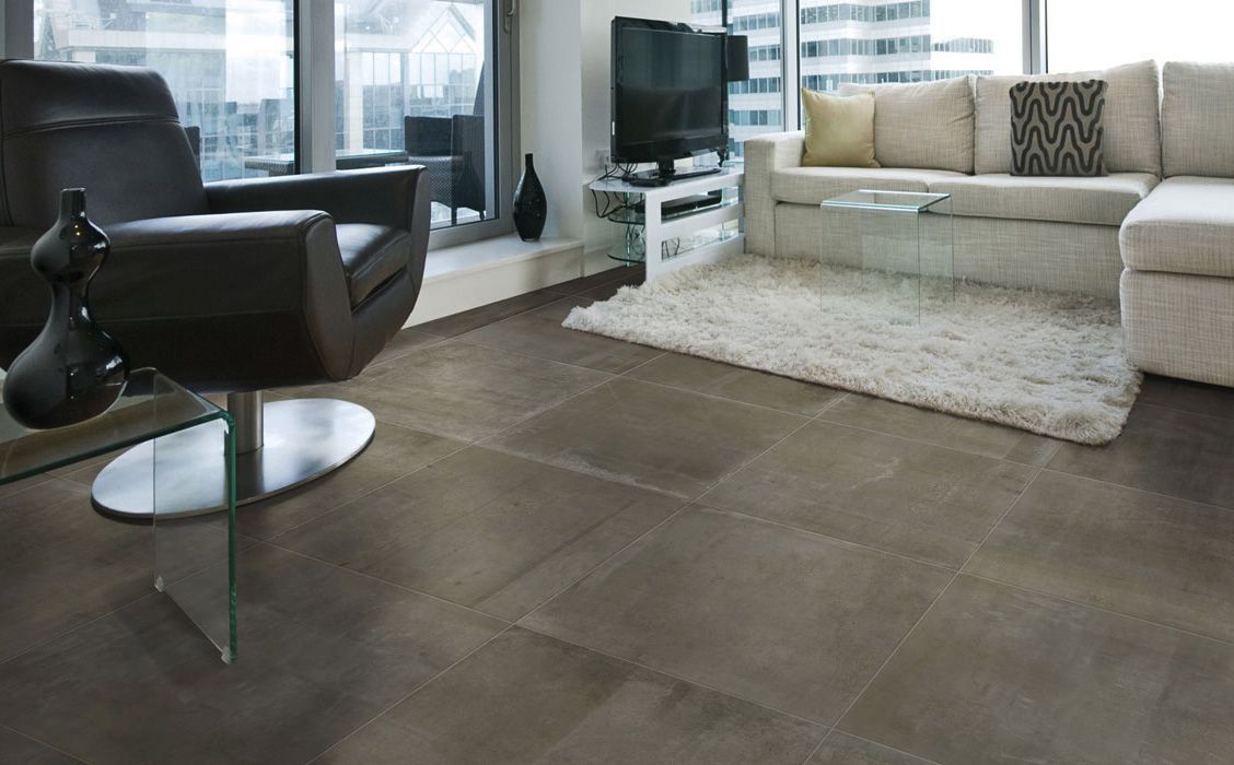Плитка из керамогранита под бетон Almond 45x90