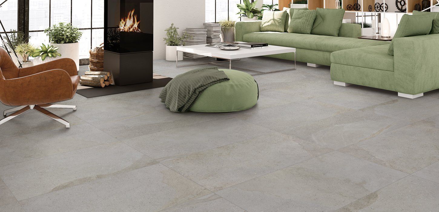 Плитка из керамогранита под камень Brown 20x120