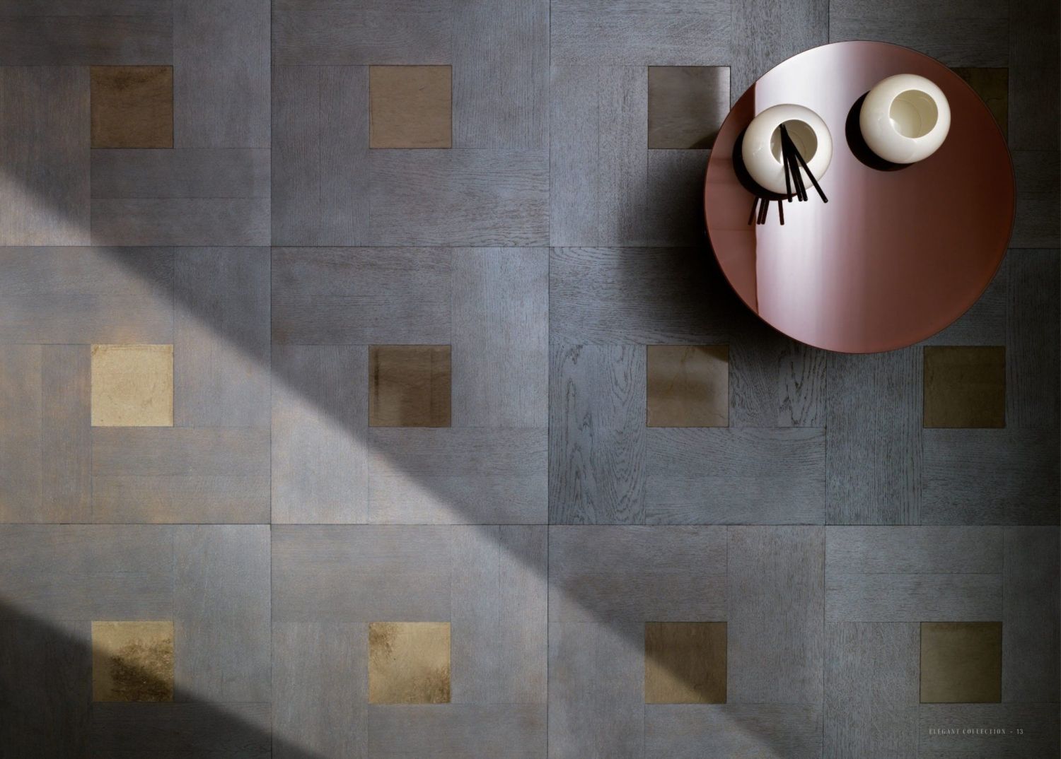 ROVERE GRIGIO— MARMO MARRONE